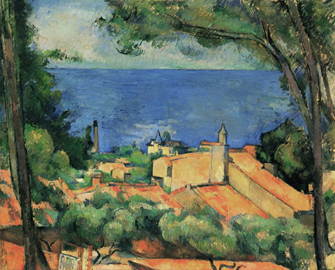 Paul Cezanne, 1839-1906, L'Estaque aux toits rouges, 1885 