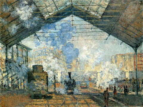 Claude Monet, 1840-1926, Saint Lazare Station, 1877