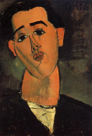 Amedeo Modigliani Tate Modern London Portrait of Juan Gris, Metropolitan Museum of ARt New York