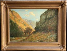 Gustav Adolph Magnussen Laguna Canyon Road oil on canvas, 15 x 22