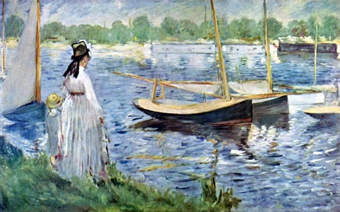 Manet Edouard The Banks of the Seine at Argenteuil 