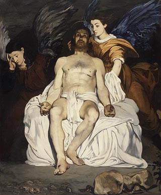Manet Edouard The Dead Christ  with Angels