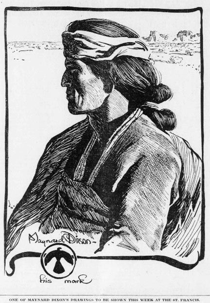 Maynard Dixon Sketch SF Call 10 17 1904