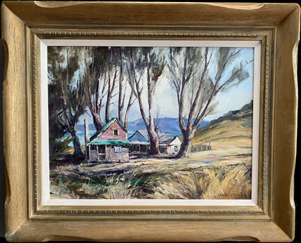 Joshua Meador 1911-1965, Bodega Bay View, oil on linen, 18 x 24, $6,000