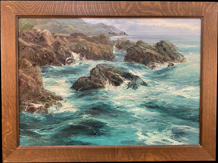 Joshua Meador 1911-1965, Carmel Coast II Oil on Linen, 24 x 34 $9,500 