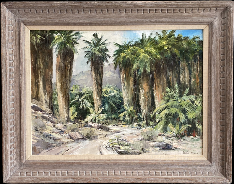 Joshua Meador 1911-1965, Forum#1825 Oil on Linen, 22 x 30  This painting is part of the Meador family's Disney Collection. It was once owned by Walt Diseny and was displayed  at his Smoke Tree Ranch in Palm Springs.  $8,000
