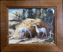Joshua Meadoer 1911-1965, Jack's Horses 14 x 18