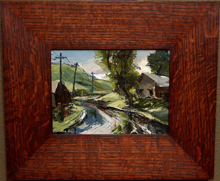 Joshua Meador Reflective Road with frame