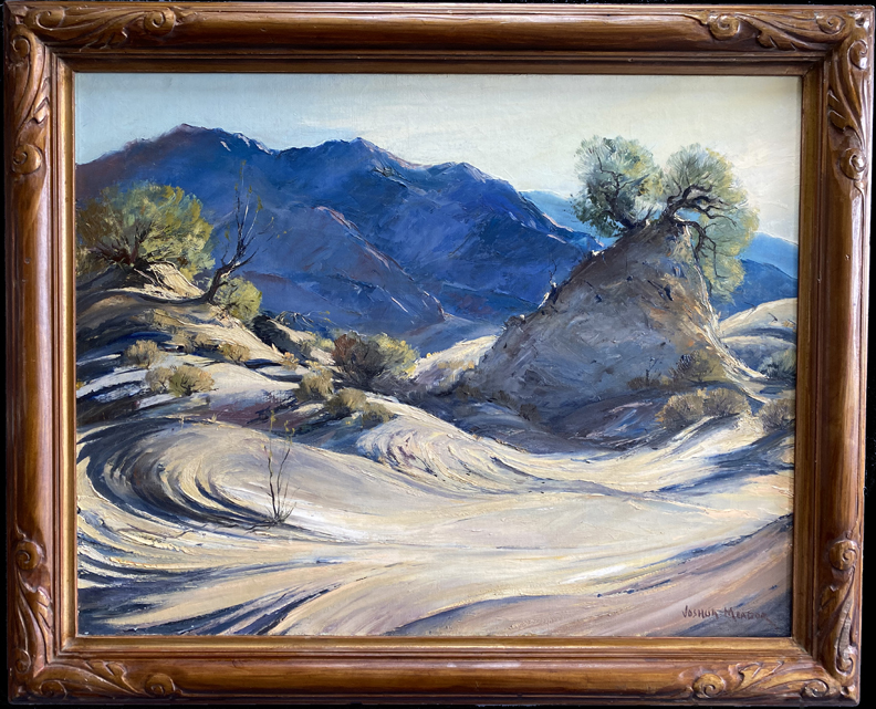 Joshua Meador 1911-1965, "Sea of Sand" #501 the Meador family collection Oil on Linen, 22 x 28  $7,500