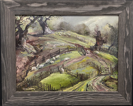 Joshua Meador 1911-1965, Side of a Hill, oil on linen, 18 x 24, $6,000