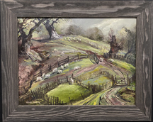 Joshua Meador Side of a Hill, 18 x 24