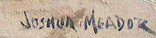 Joshua Meador Silvery Beach Carmel signature