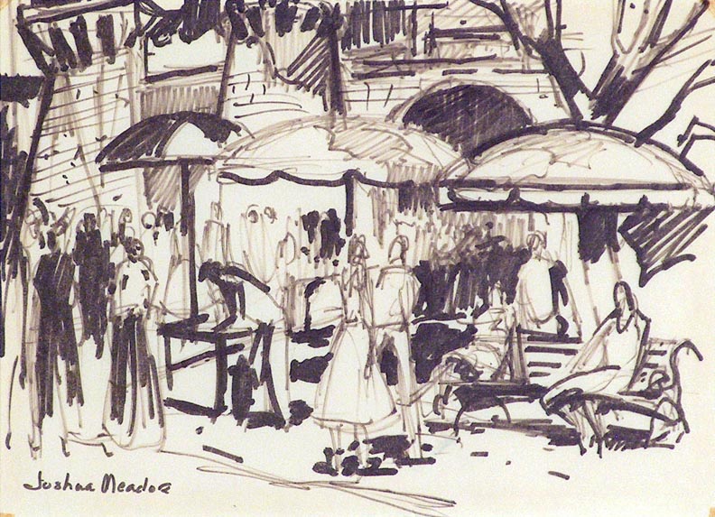 Joshua Meador Sketch Outdoor Market