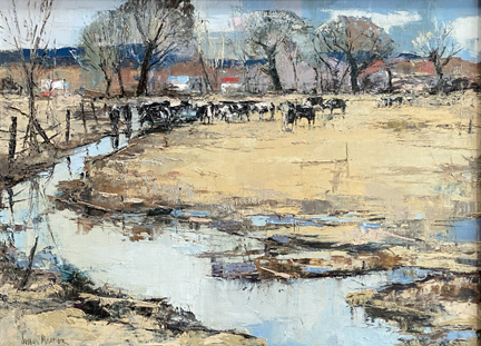 Joshua Meador 1911-1965, "To Water" #1329 Oil on Linen, 22 x 30  $8,000