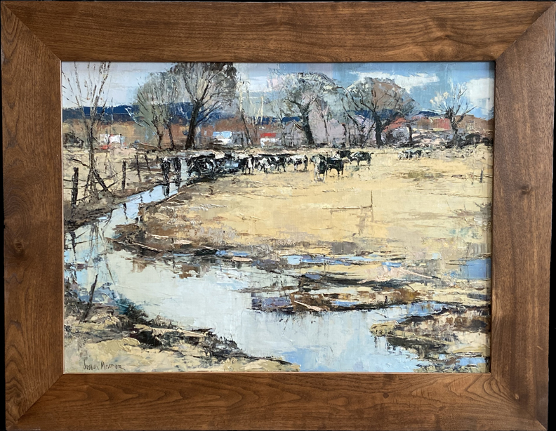 Joshua Meador 1911-1965, "To Water" #1329 Oil on Linen, 22 x 30  $8,000