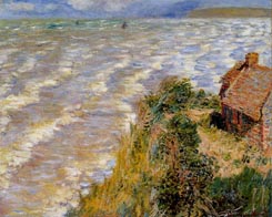 Claude Monet Rising Tide at Pourville 1882