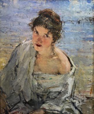 Alexandra on the Volga, Nicolai Fechin