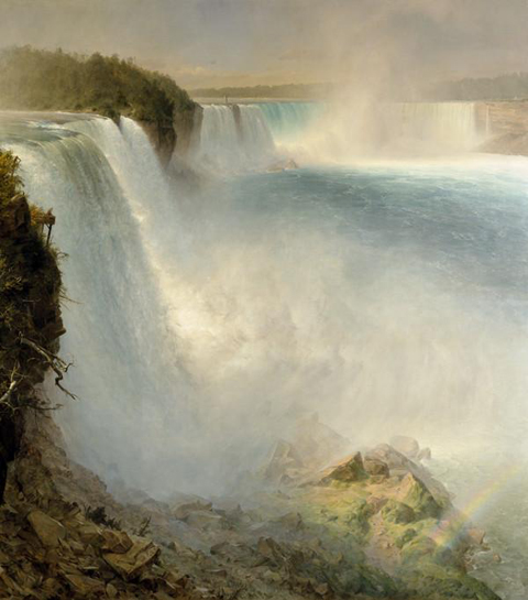 Frank Edwin Church, Niagra Falls from the American Side, 1867