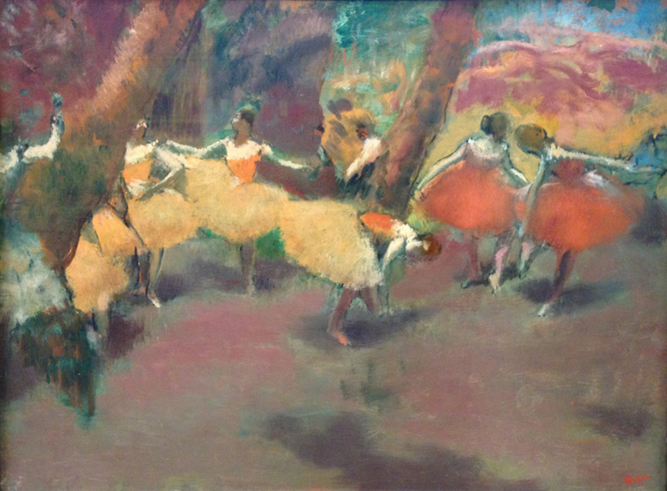 Edwin Degas, Before the Performance, 1890's