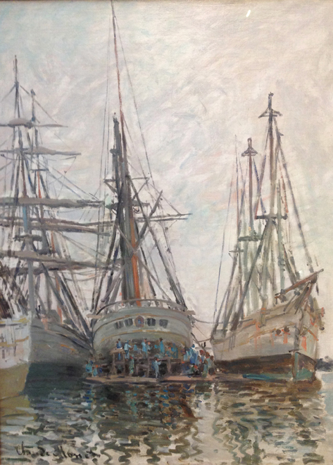 Claude Monet, Boats in Harbour, 1873