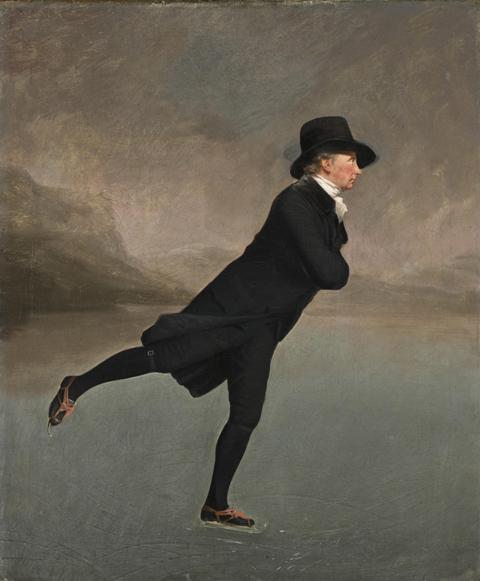 Henry Raeburn,  Rev. Robert Walker Skating on Duddingston Loch, 1790's