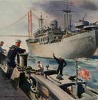 Oceanside Museum of Art Sailor at SF Dock Thumbnail