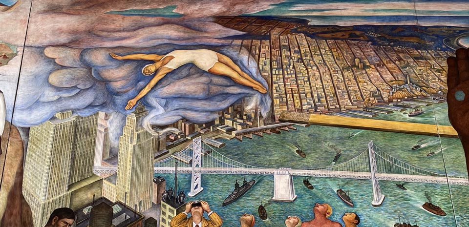Diego Rivera, Pan American Unity, Panel 2 Top