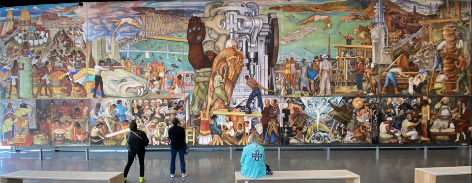 Diego Rivera, Pan American Unity Mural at SFMOMA