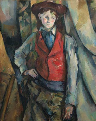 Paul Cezanne Boy in a Red Waistcoat 1888