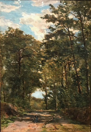 Landscape from Viroflay, Paris, 1875 Ny Carlsberg Glllypothek 