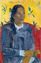 Paul Gauguin Tahitian Woman with a Flower