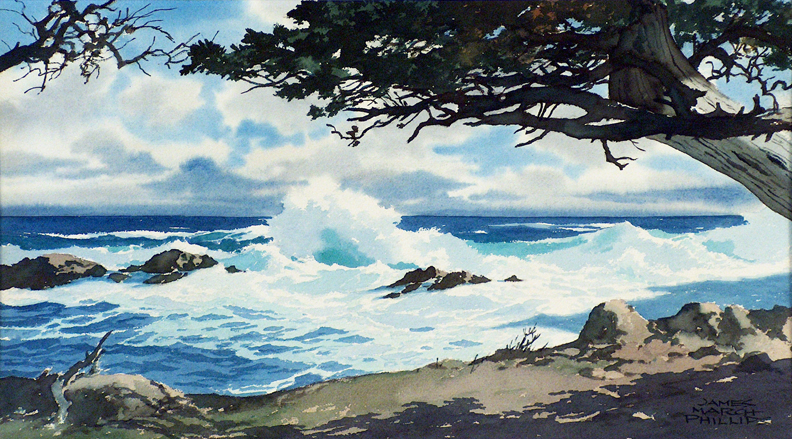 James March Phillips, Cypress and Coast Moneterey 