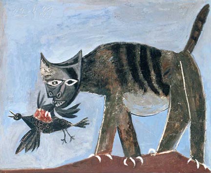 Pablo Picasso Cat Seizing a Bird 1939
