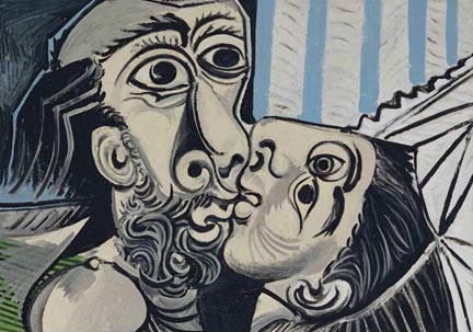 Pablo Picasso The Kiss 1969