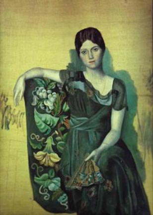 Picasso Neoclassical Portrait of Olga (1917)