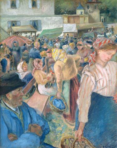 Pissaro The Marketplace 1882