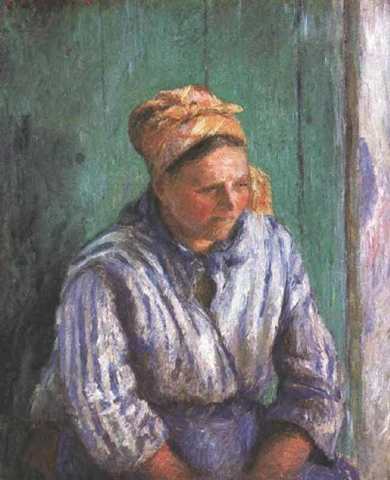 Pissaro Washerwoman Study 1880