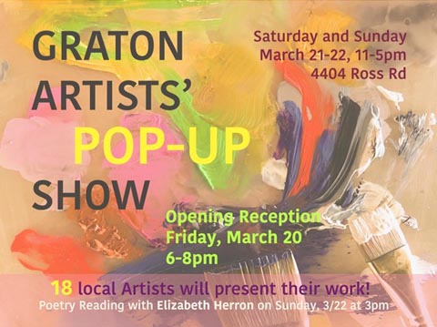 Pop Up Graton Art Show