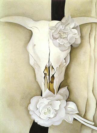 Georgia O'Keeffe (1887-1986), Cow Skull with Calico Rose, 1931