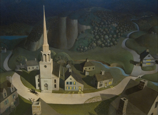 Grant Wood (1891-1942), Midnight Ride of Paul Revere, 1931 