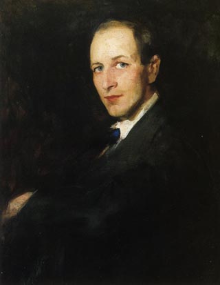 Robert Henri's portrait of fellow Ashcan Painter, George Wesley Bellows, 1911