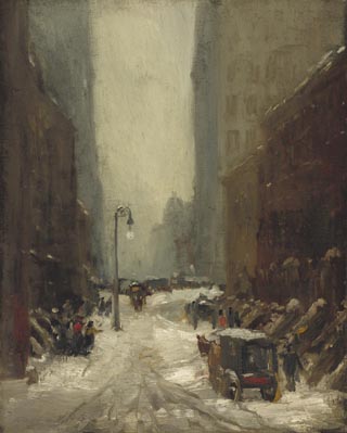 Robert Henri Snow in New York, 1902