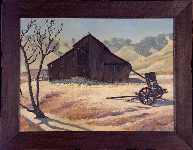 Robert Rishell Old Barn Hills and Oaks with Holton Oak Frame