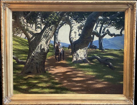 Robert Rishell, The High Trail, 30 x 40 painting available through Bodega Bay Heritage Gallery