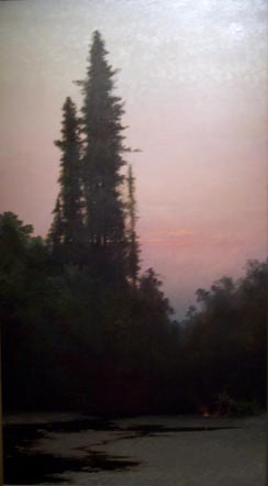 Redwoods and Stream at Twilight Julian Rix