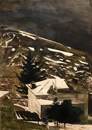 Wolf Moon, 1975 The Andrew and Betsy Wyeth Collection