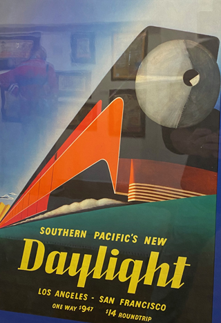 Sam Hyde Harris Exhibition, San Clemente, Dec 21, Southern Pacific's New Daylight, Sam Hyde Harris, 1937