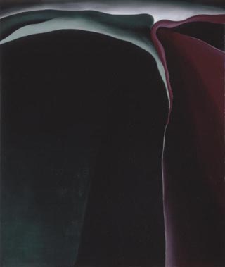 Georgia O'Keeffe Dark Abstraction