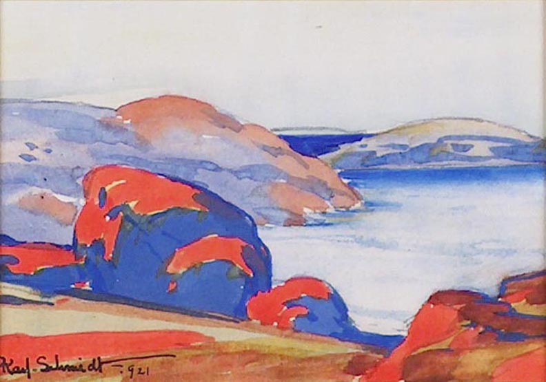 Karl Schmidt, Rocky Cove, 1921