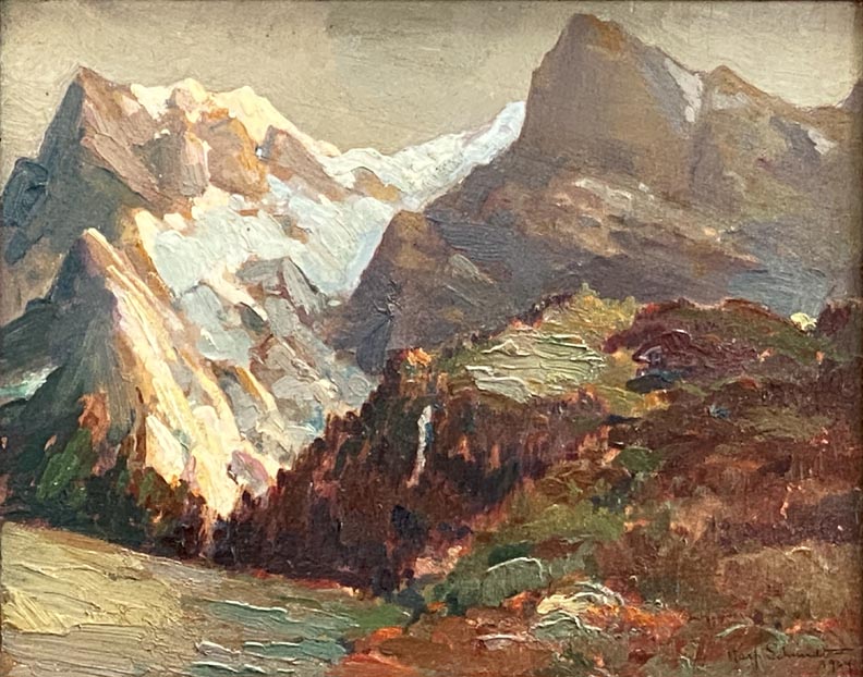 Karl Schmidt, Sierra Mountain Glacier, 1924
